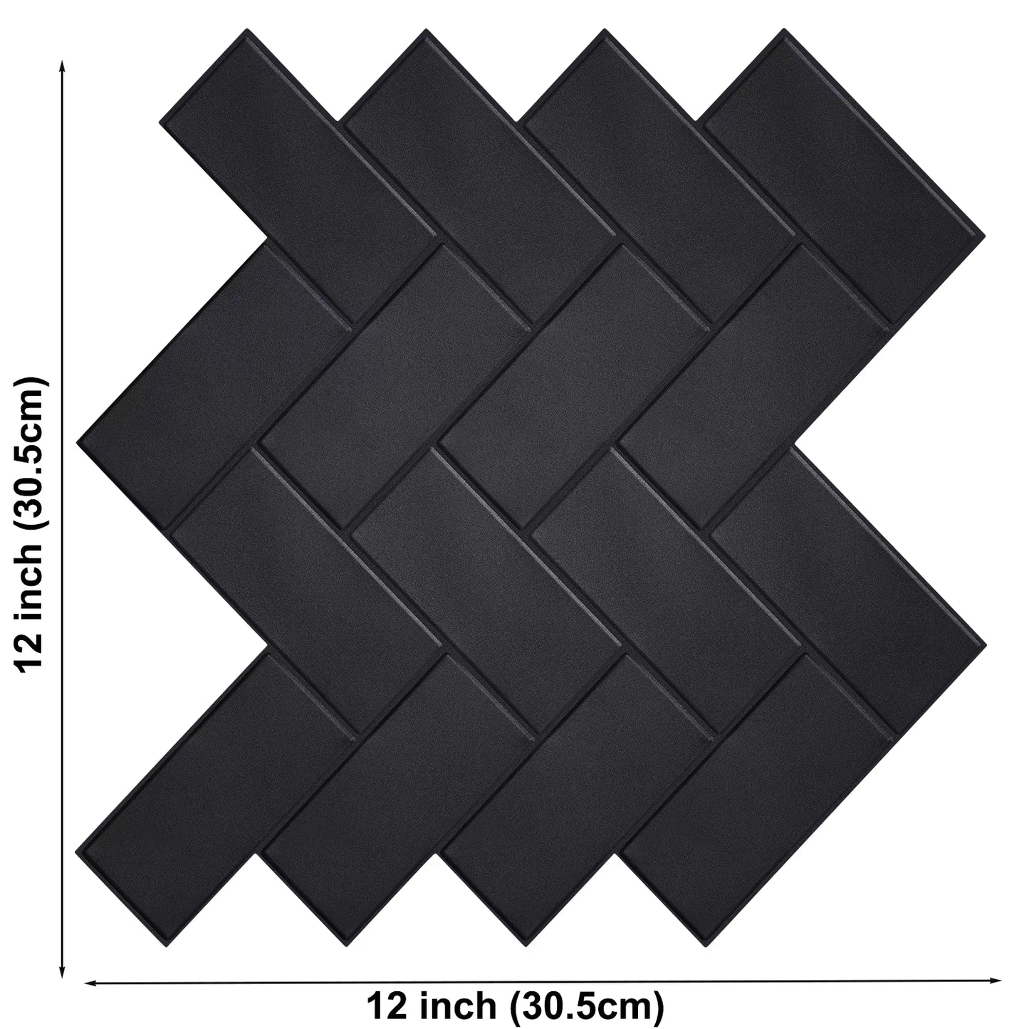 Thicker Subway Tiles Peel and Stick Premium Wall Tiles Stick on Tiles Kitchen Backsplash - 5 Pieces Pack